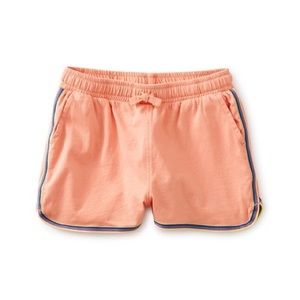 Rainbow Stripe Track Shorts